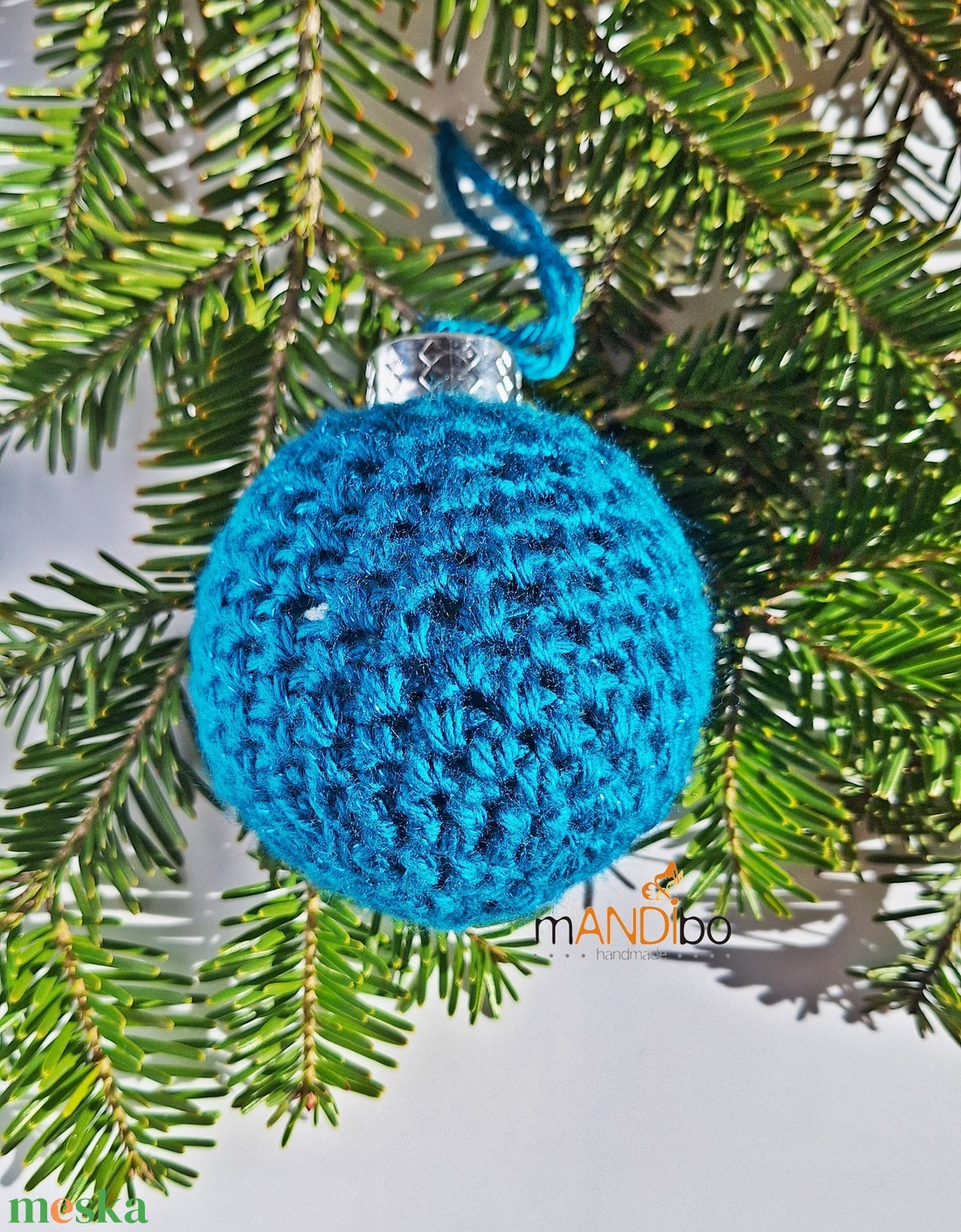 Horgolt karácsonyfadísz  - karácsony - karácsonyi lakásdekoráció - karácsonyfadíszek - Meska.hu