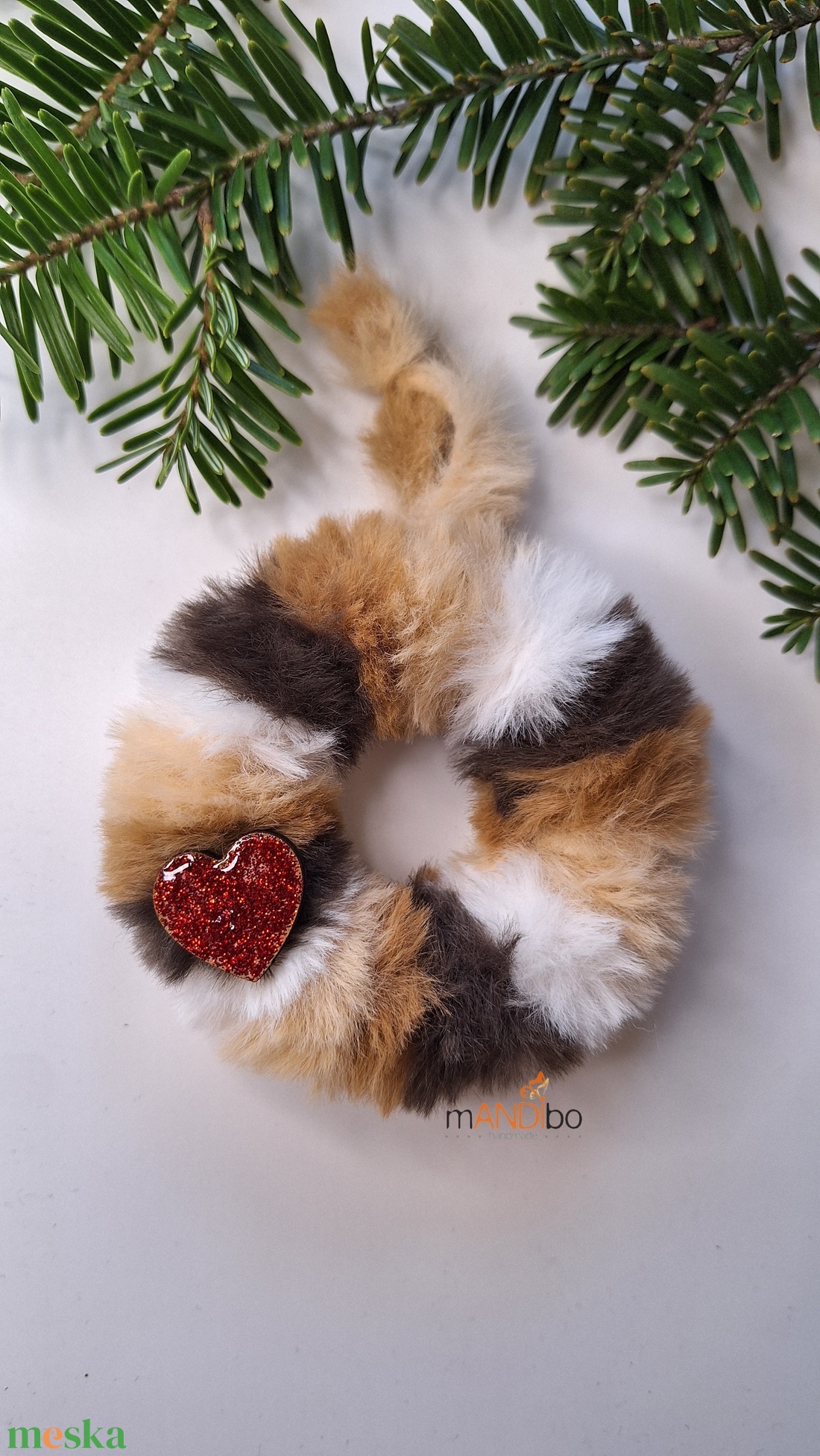 Makramé karácsonyfadísz kiskedvencnek - karácsony - karácsonyi lakásdekoráció - karácsonyfadíszek - Meska.hu