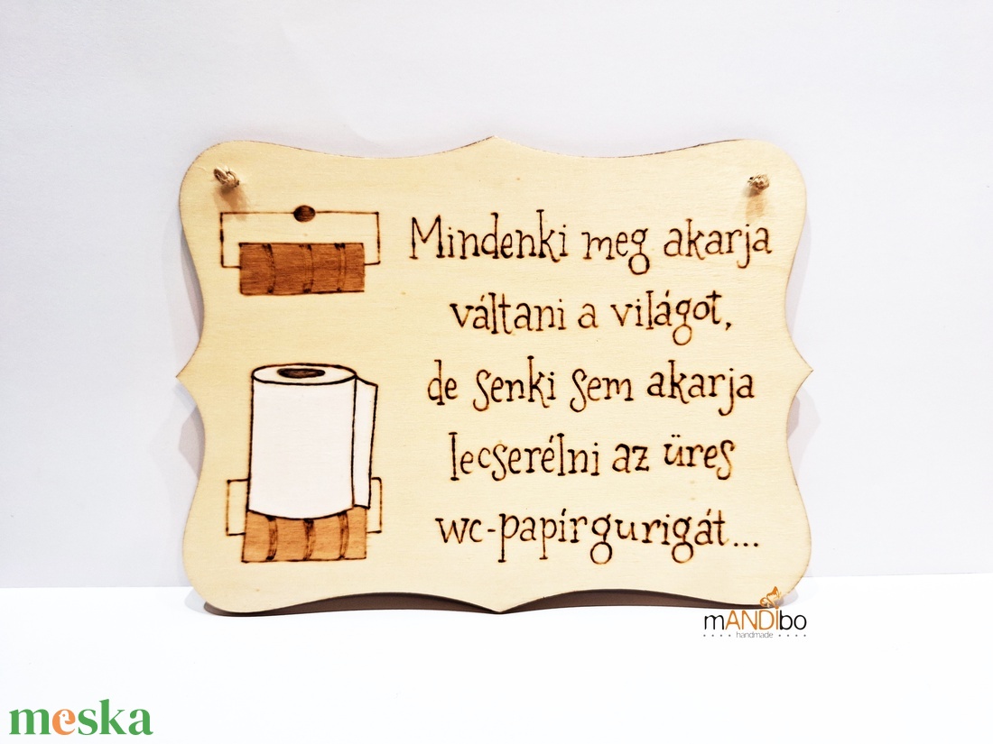 Vicces kép fürdőszobába - otthon & életmód - fürdőszoba - fürdőszobai dekoráció - Meska.hu