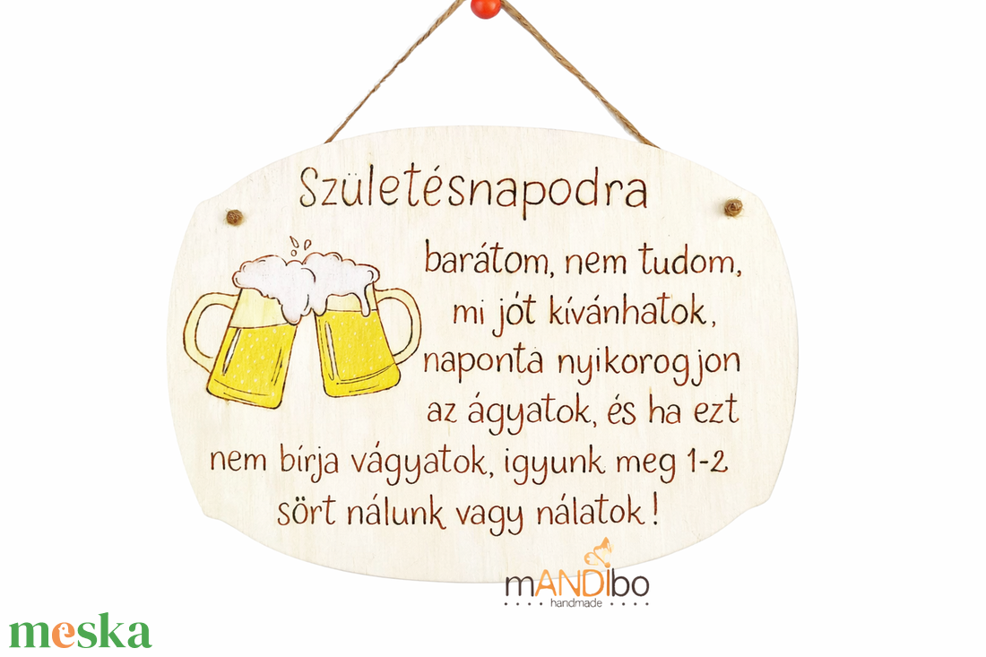 Személyre szabható pirogravírozott születésnapos kép - otthon & életmód - dekoráció - kép & falikép - fából készült kép - Meska.hu