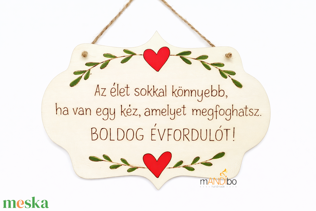 Évfordulóra készült tulipános képecske - otthon & életmód - dekoráció - ajtó- és ablak dekoráció - ajtódísz & kopogtató - Meska.hu