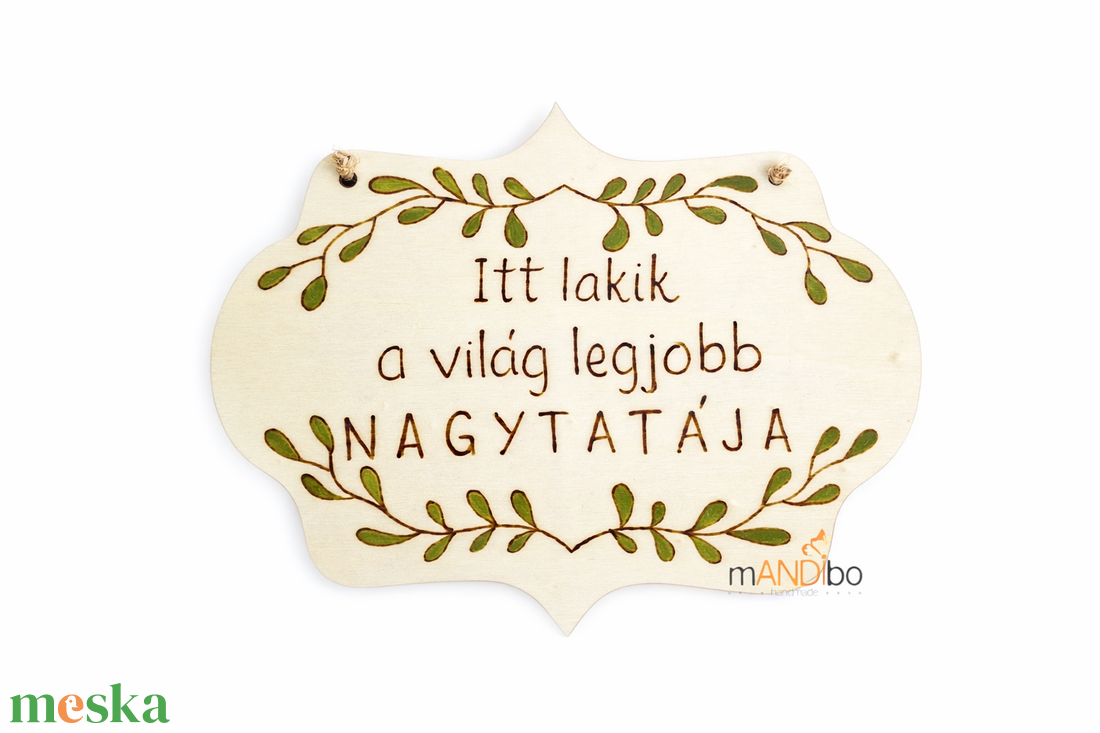 Nagyapának készült képecske  - otthon & életmód - dekoráció - ajtó- és ablak dekoráció - ajtódísz & kopogtató - Meska.hu