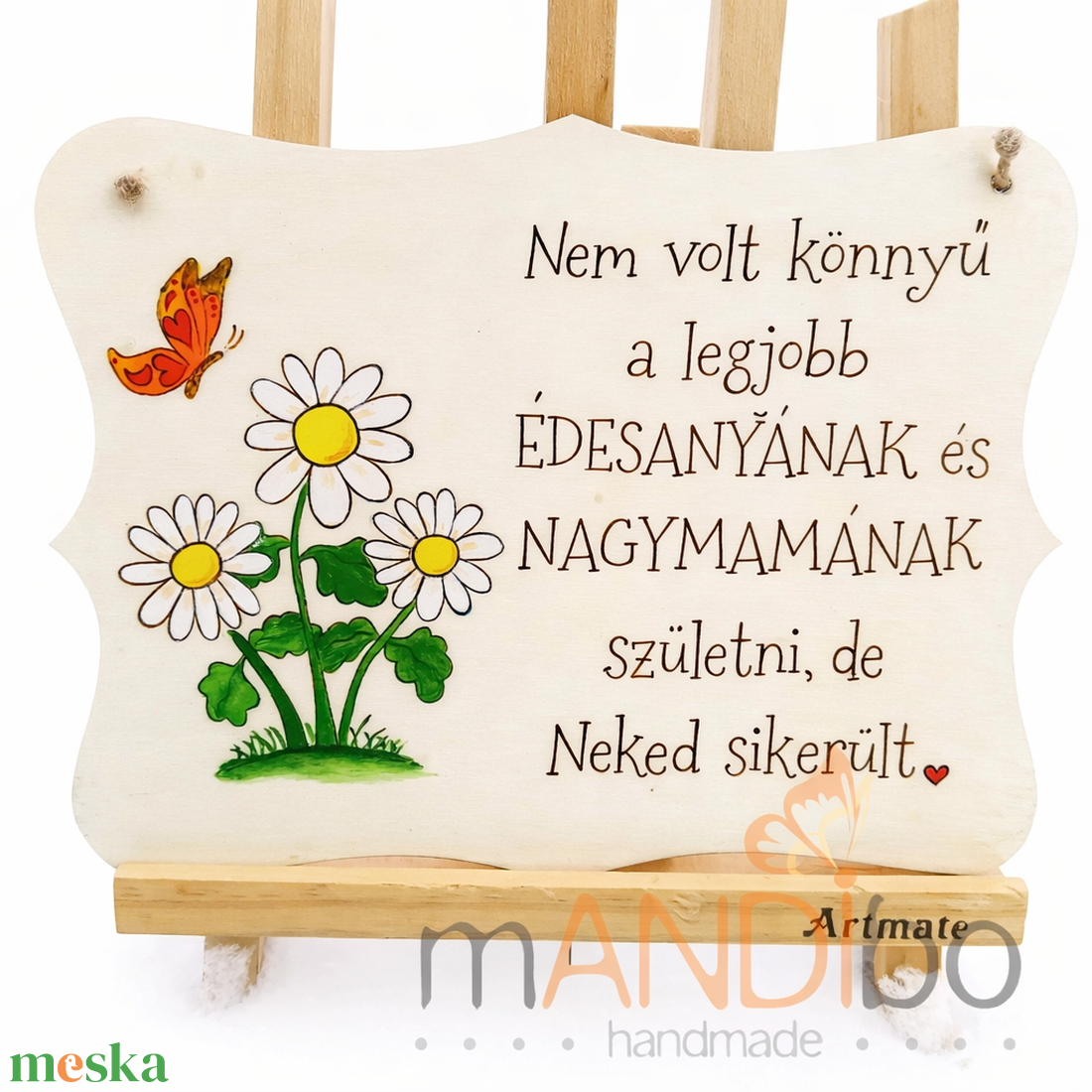 Édesanyáknak és nagymamáknak készült személyreszabható pirogravírozott képecske - otthon & életmód - dekoráció - kép & falikép - táblakép - Meska.hu