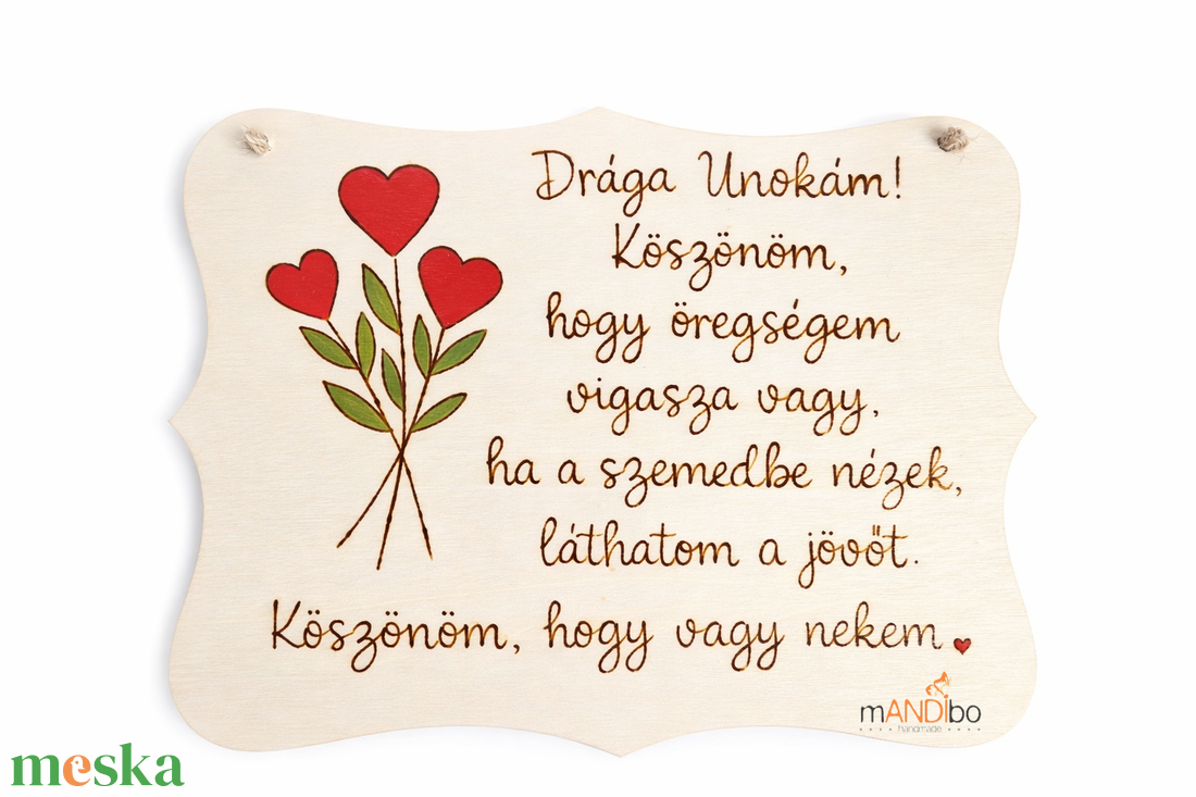 Unokának készült pirogravírozott képecske - otthon & életmód - dekoráció - kép & falikép - táblakép - Meska.hu