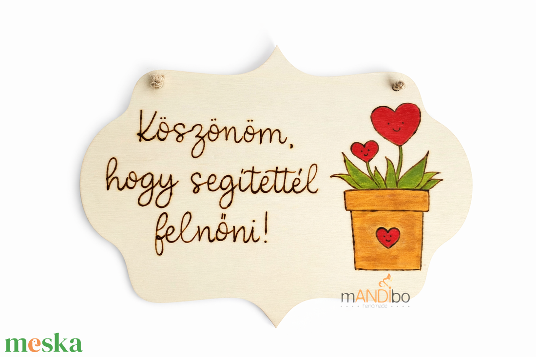 Pirogravírozott képecske óvónéninek, tanítónéninek - otthon & életmód - dekoráció - ajtó- és ablak dekoráció - ajtódísz & kopogtató - Meska.hu