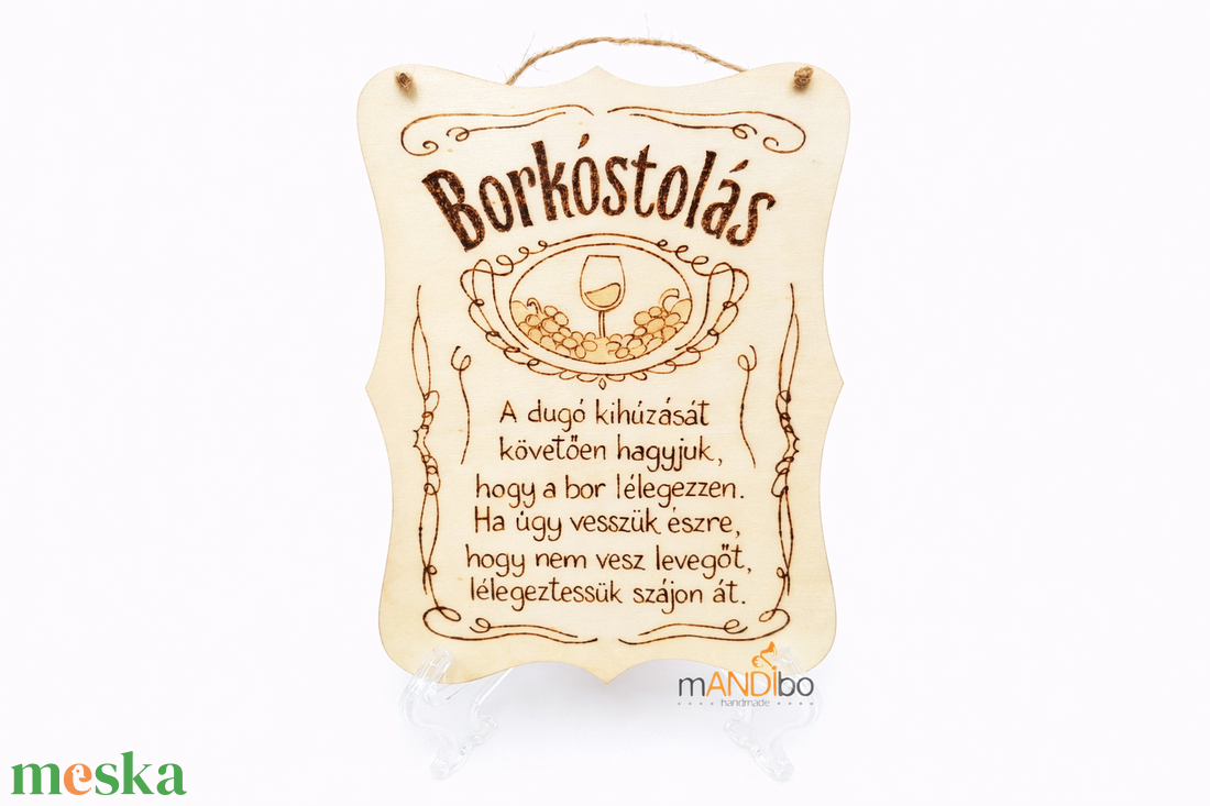 Vicces boros képecske - otthon & életmód - dekoráció - kép & falikép - táblakép - Meska.hu