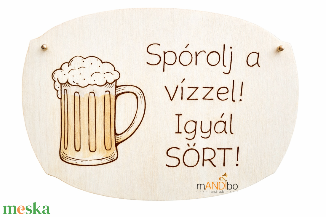 Vicces képecske sörkedvelőknek - otthon & életmód - dekoráció - kép & falikép - táblakép - Meska.hu