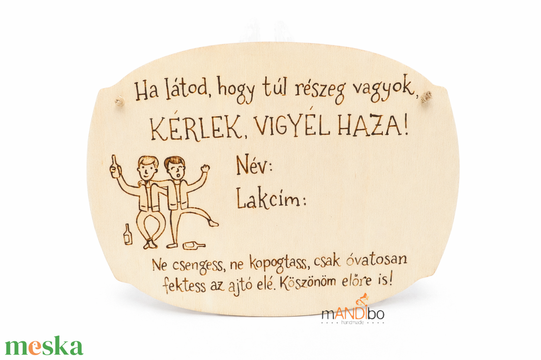 Vicces pirogravírozott kép legénybúcsúra, borkostolókra - otthon & életmód - dekoráció - kép & falikép - táblakép - Meska.hu