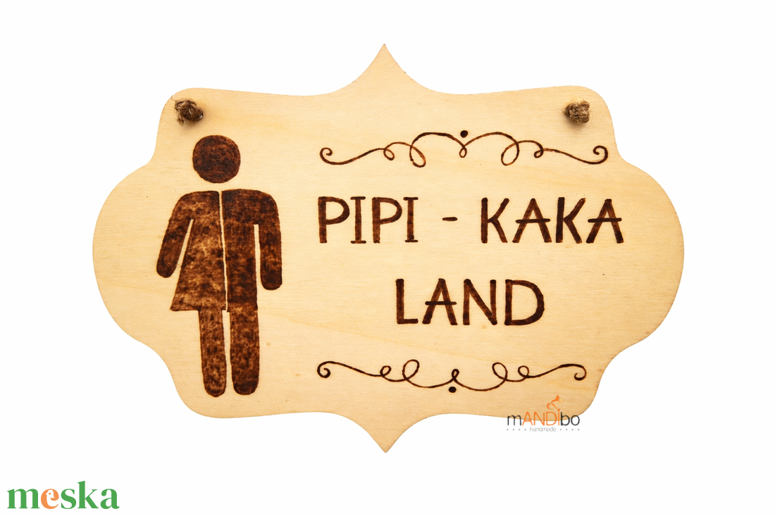 Vicces kép fürdőszoba ajtajára - otthon & életmód - fürdőszoba - fürdőszobai dekoráció - Meska.hu