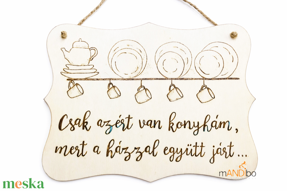 Konyhai vicces pirogravírozott kép - új háziasszonyoknak - otthon & életmód - konyhafelszerelés, tálalás - konyhai dekoráció - konyhai dísz - Meska.hu