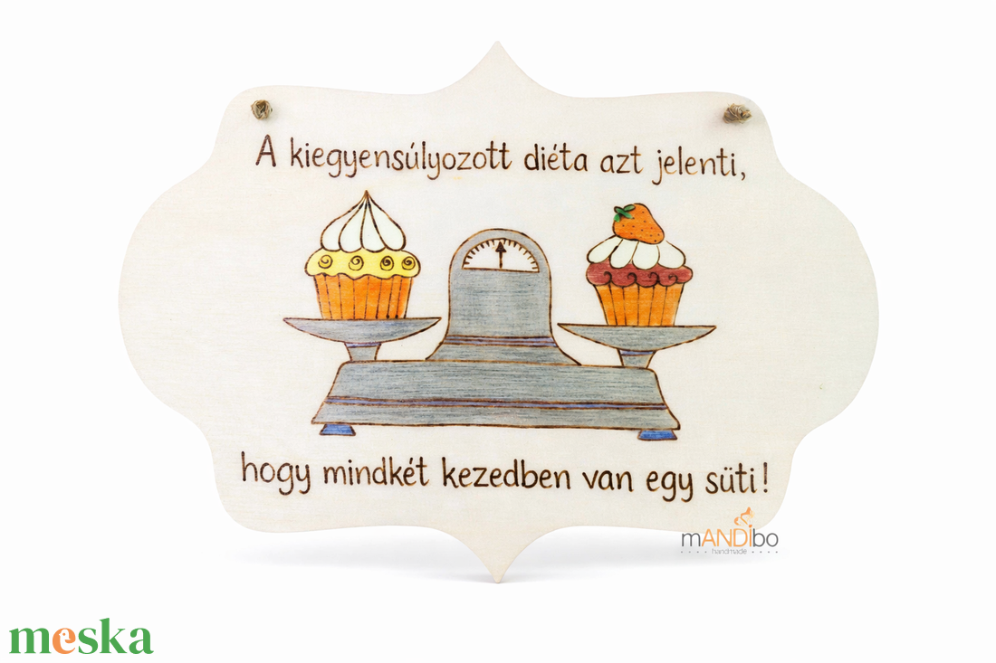 Személyre szabható pirogravírozott kép konyhába - otthon & életmód - konyhafelszerelés, tálalás - konyhai dekoráció - konyhai dísz - Meska.hu