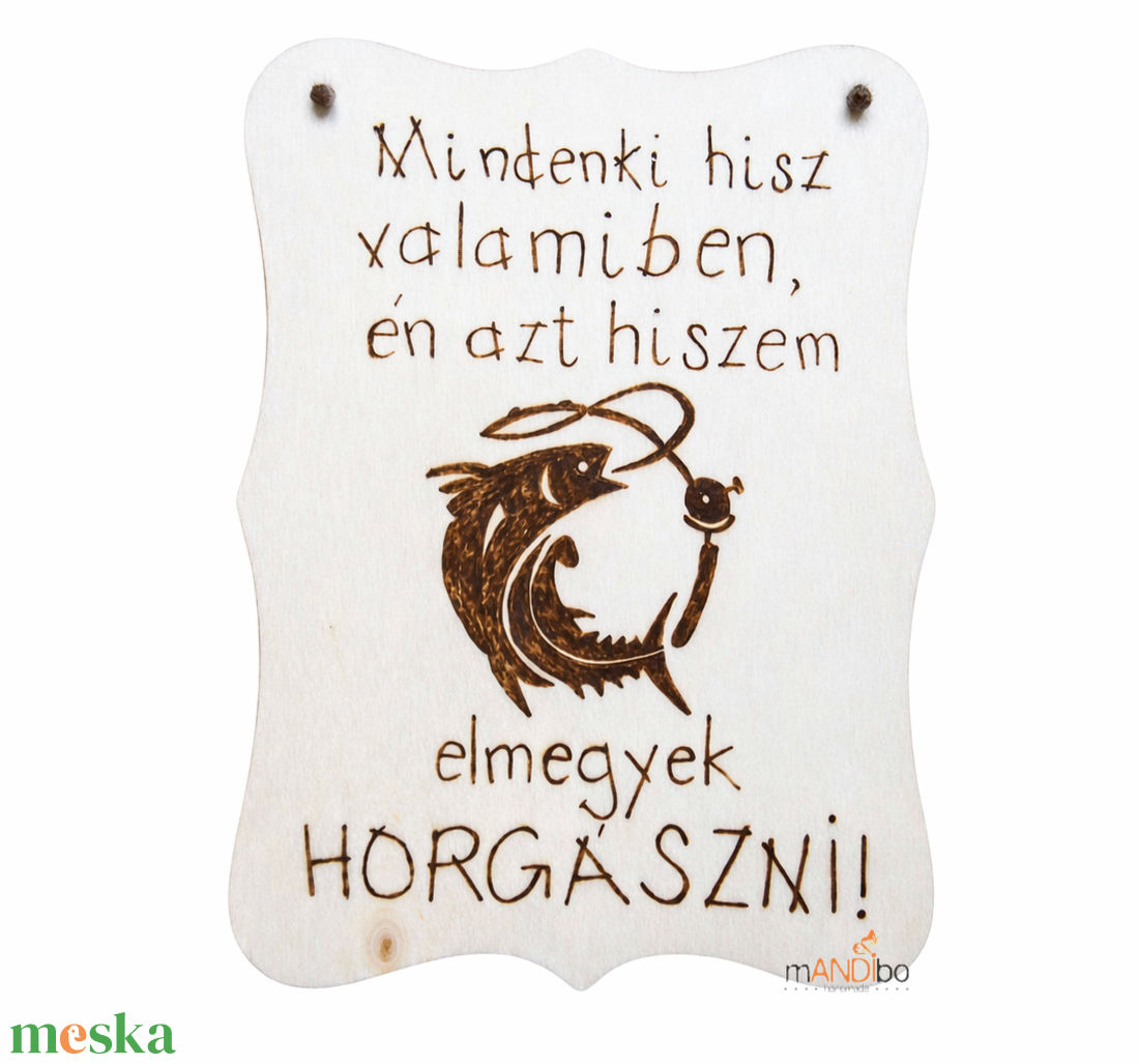 Vicces képecske horgászatkedvelőknek - otthon & életmód - dekoráció - kép & falikép - táblakép - Meska.hu