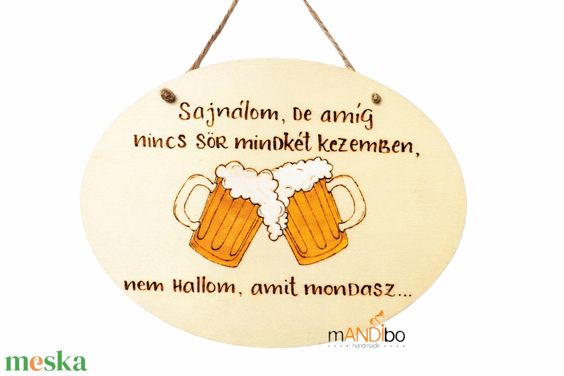 Vicces képecske sörkedvelőknek - otthon & életmód - dekoráció - kép & falikép - táblakép - Meska.hu