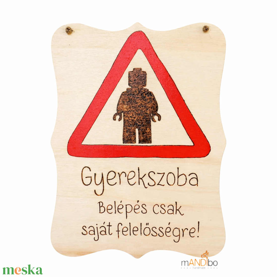 Gyerekszoba ajtajára készült pirogravírozott kép  - baba - mama - babaszoba dekoráció - gyerek névtábla - Meska.hu