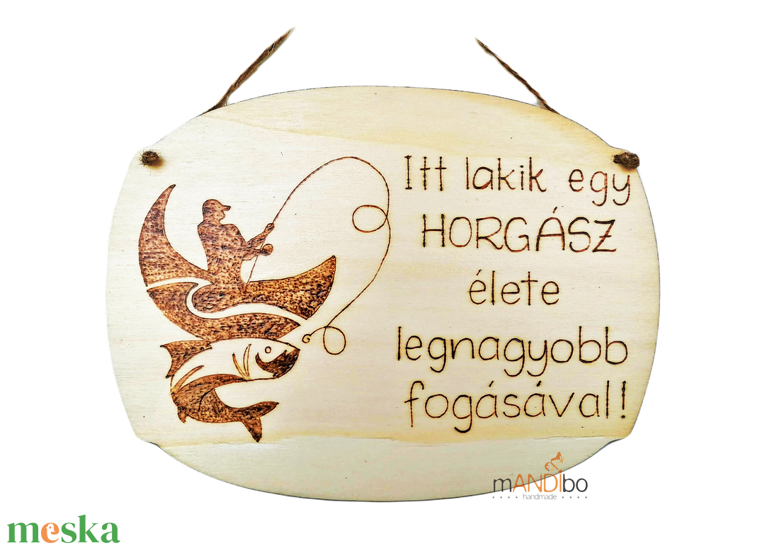 Vicces képecske horgászatkedvelőknek - otthon & életmód - dekoráció - kép & falikép - táblakép - Meska.hu