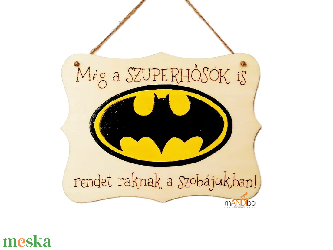 Szuperhősös gyerekszoba kép - baba - mama - babaszoba dekoráció - gyerek névtábla - Meska.hu