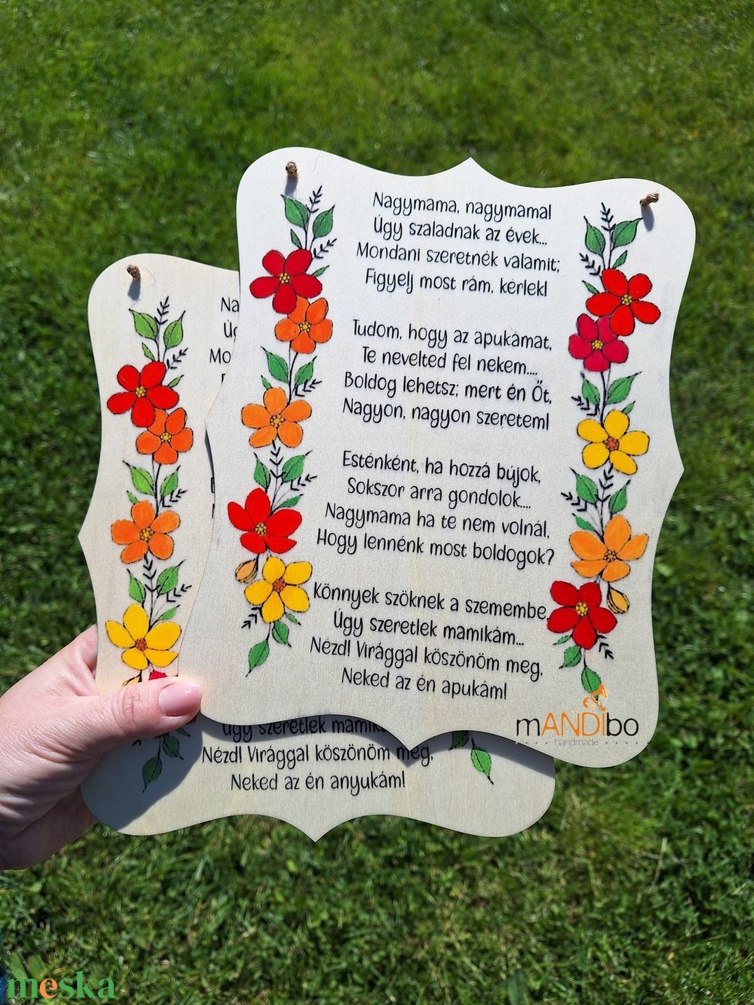 Képecske nagymamának anyák napjára - otthon & életmód - dekoráció - kép & falikép - táblakép - Meska.hu