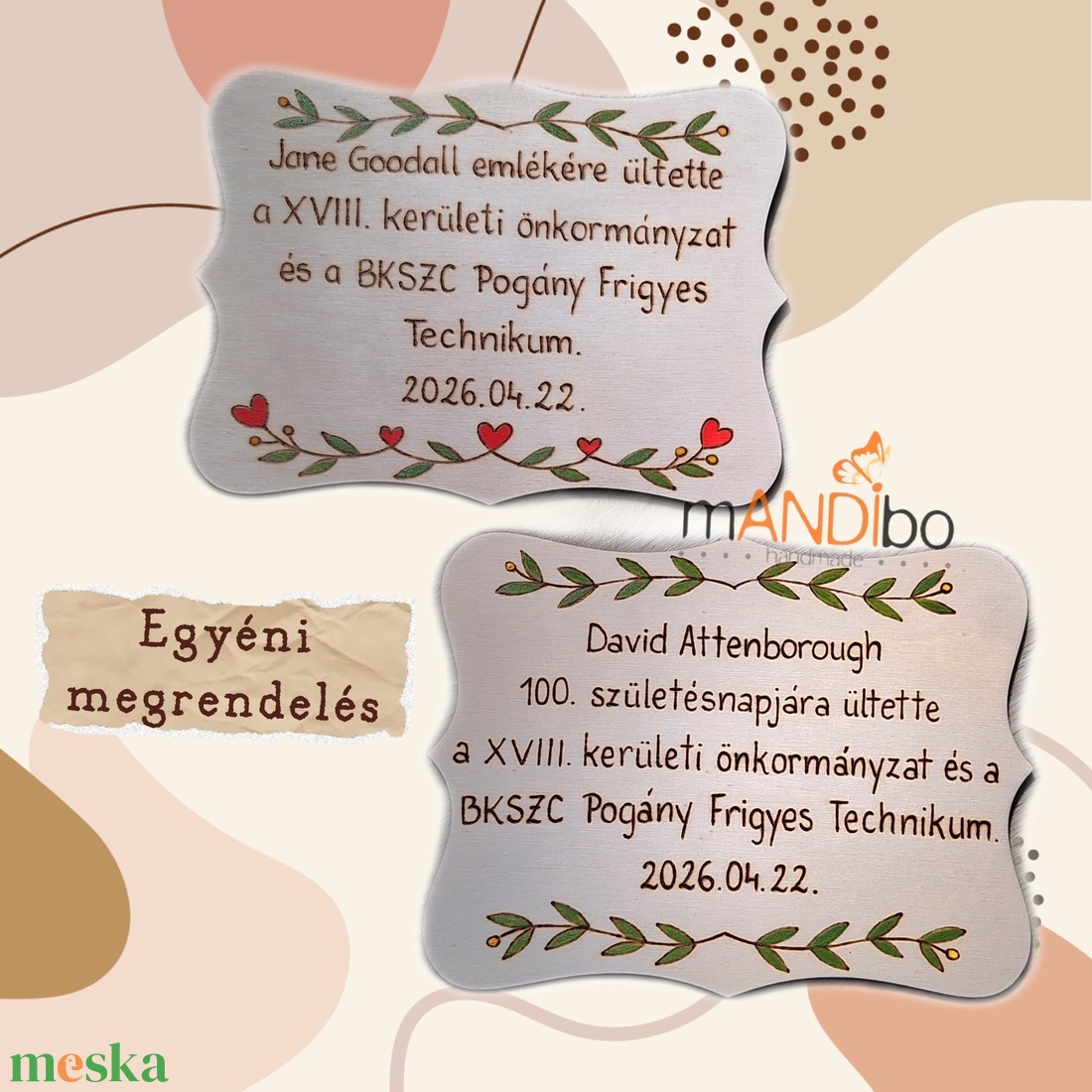 Egyéni személyreszabott megrendelés - otthon & életmód - dekoráció - fali és függő dekoráció - falra akasztható dekor - Meska.hu