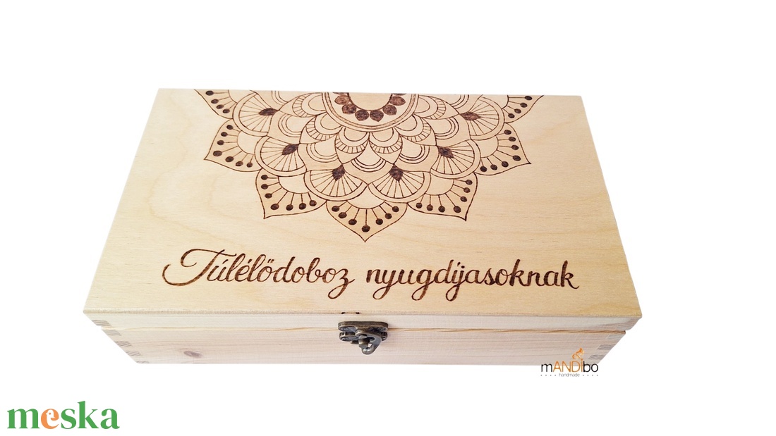Nyugdíjas túlélőkészlet - vicces ajándék nyugdíjbavonulásra - otthon & életmód - dekoráció - asztal és polc dekoráció - díszdoboz - Meska.hu