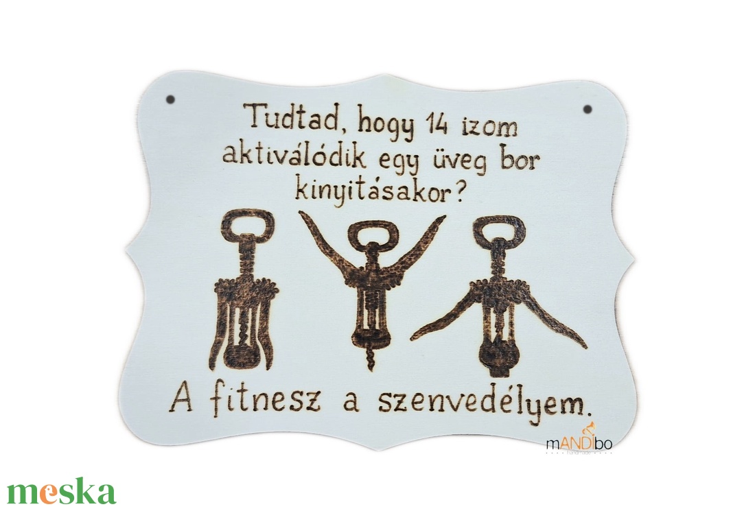 Vicces pirogravírozott falikép borbarátoknak - otthon & életmód - konyhafelszerelés, tálalás - konyhai dekoráció - konyhai dísz - Meska.hu