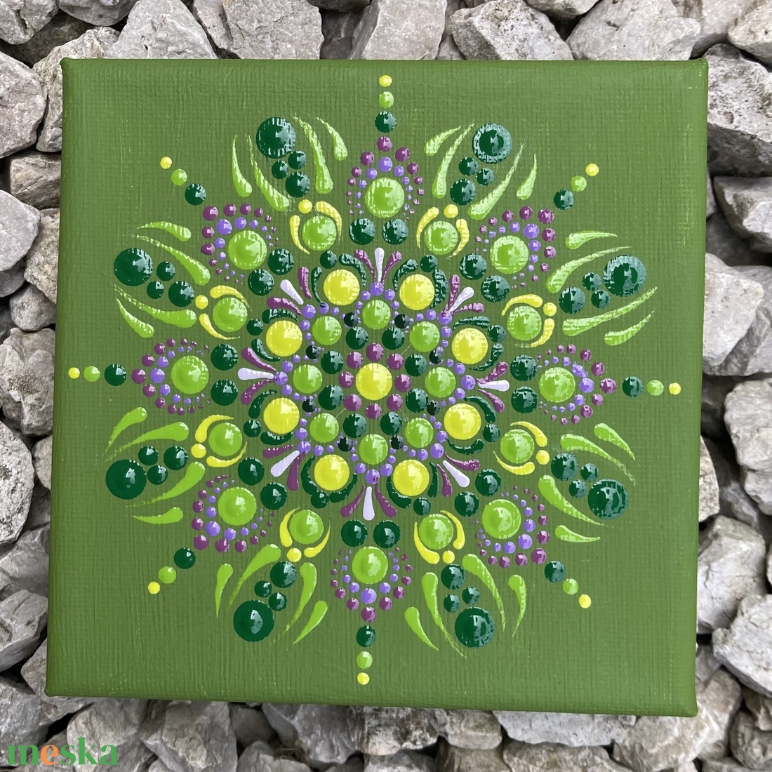 Zöld-lila pontozott mandala - otthon & életmód - dekoráció - spiritualitás - mandala - Meska.hu Zöld-lila pontozott mandala - otthon & életmód - dekoráció - spiritualitás - mandala - Meska.hu