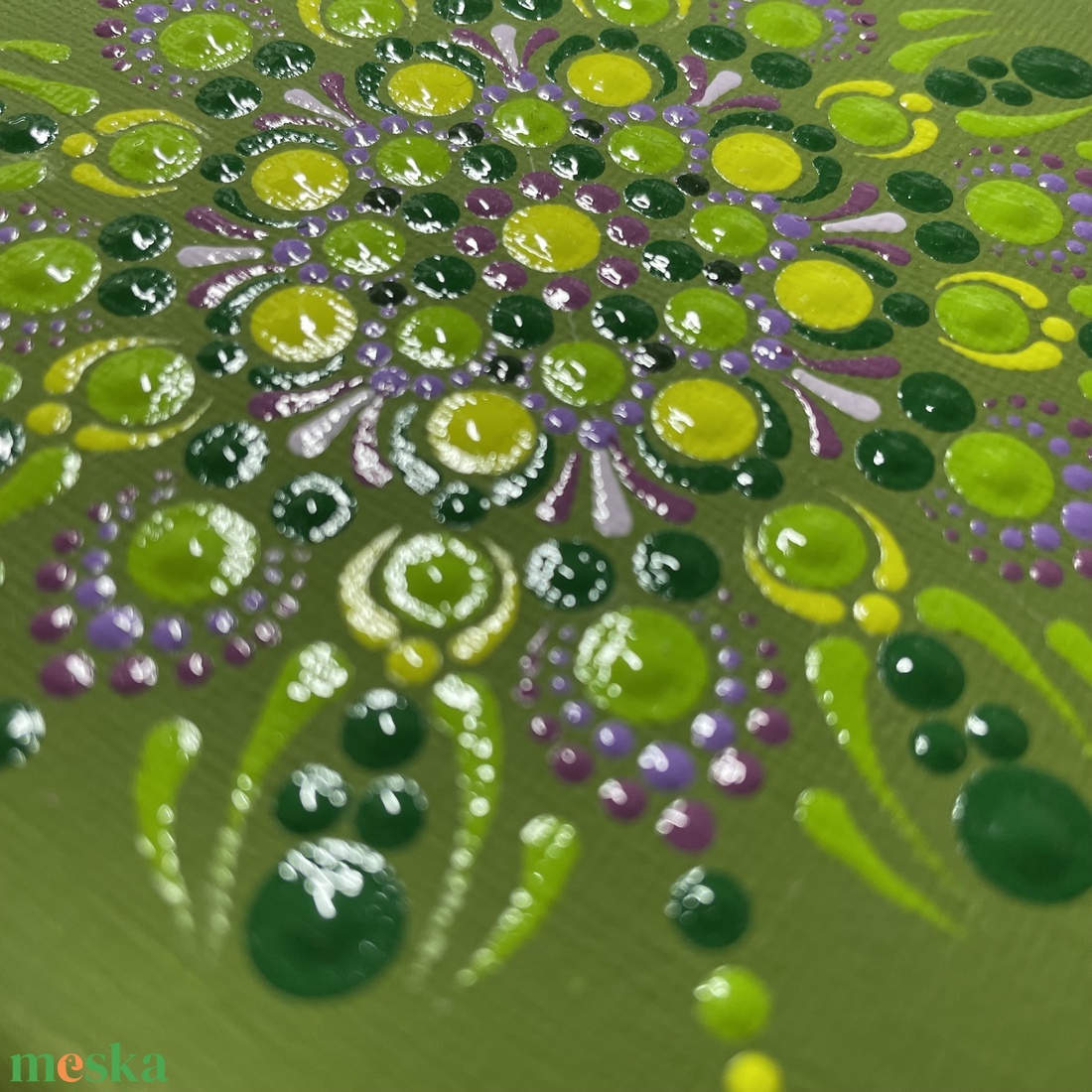 Zöld-lila pontozott mandala - otthon & életmód - dekoráció - spiritualitás - mandala - Meska.hu Zöld-lila pontozott mandala - otthon & életmód - dekoráció - spiritualitás - mandala - Meska.hu