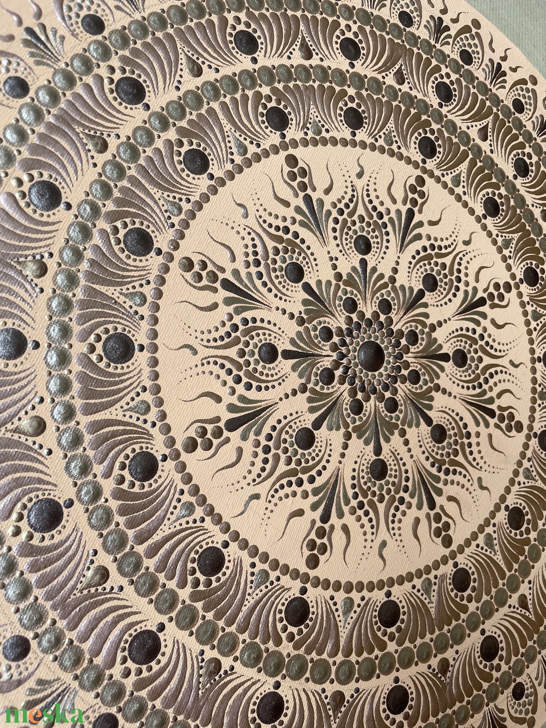 Barack-bronz-rosegold színű mandala - otthon & életmód - dekoráció - spiritualitás - mandala - Meska.hu Barack-bronz-rosegold színű mandala - otthon & életmód - dekoráció - spiritualitás - mandala - Meska.hu