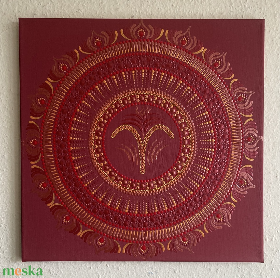 Kos mandala festmény - otthon & életmód - dekoráció - spiritualitás - mandala - Meska.hu Kos mandala festmény - otthon & életmód - dekoráció - spiritualitás - mandala - Meska.hu