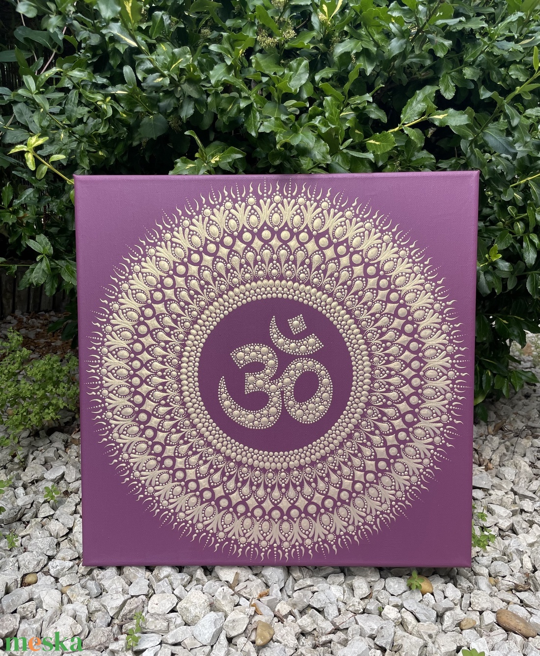Bordó-arany pontozott mandala - otthon & életmód - dekoráció - spiritualitás - mandala - Meska.hu Bordó-arany pontozott mandala - otthon & életmód - dekoráció - spiritualitás - mandala - Meska.hu