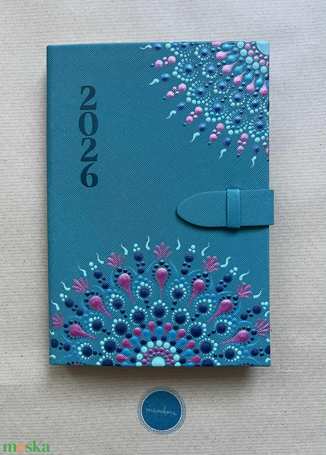 Mandalás határidőnapló - türkiz - otthon & életmód - papír, írószer - naptár & tervező - Meska.hu Mandalás határidőnapló - türkiz - otthon & életmód - papír, írószer - naptár & tervező - Meska.hu