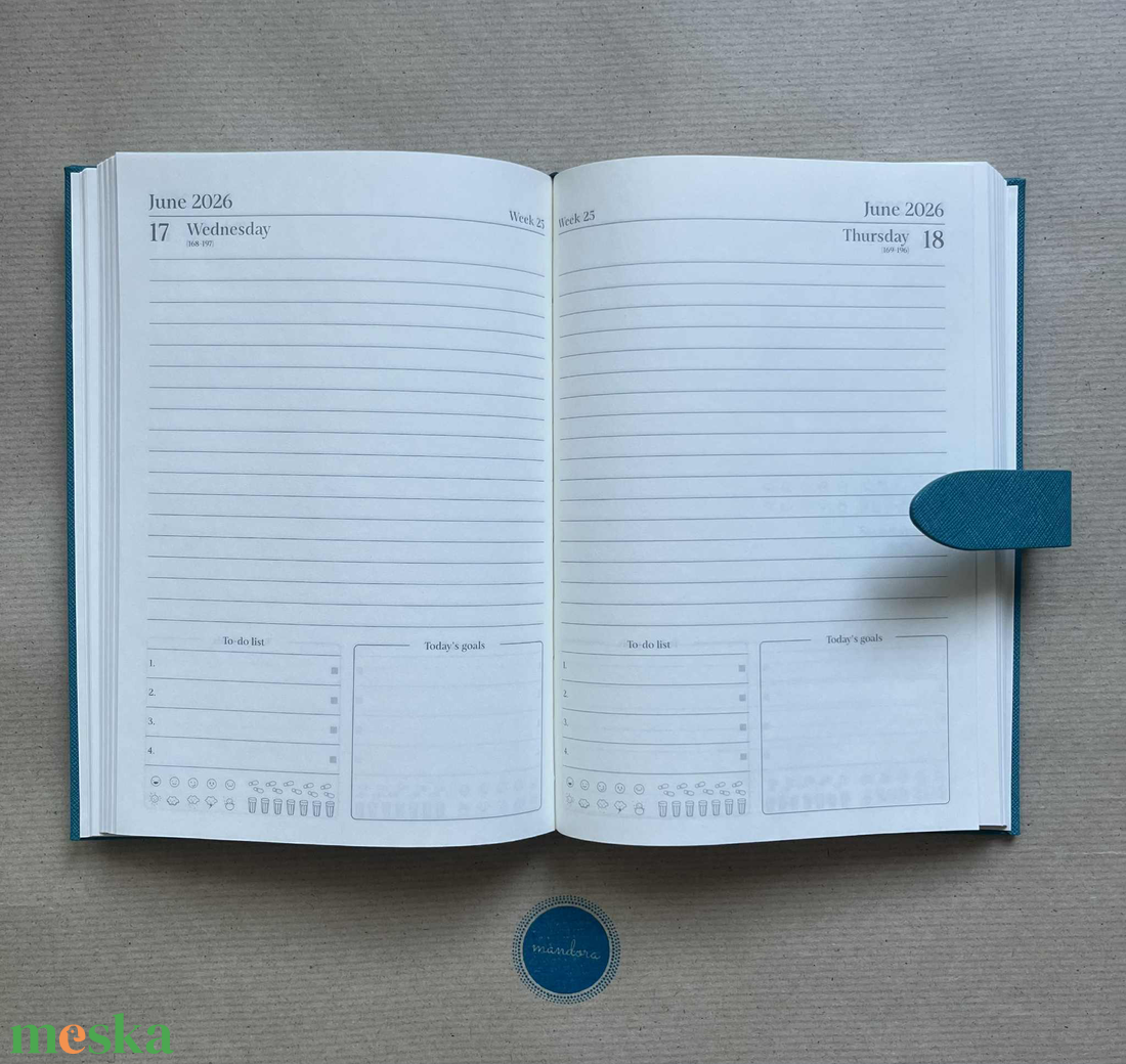 Mandalás határidőnapló - türkiz - otthon & életmód - papír, írószer - naptár & tervező - Meska.hu Mandalás határidőnapló - türkiz - otthon & életmód - papír, írószer - naptár & tervező - Meska.hu