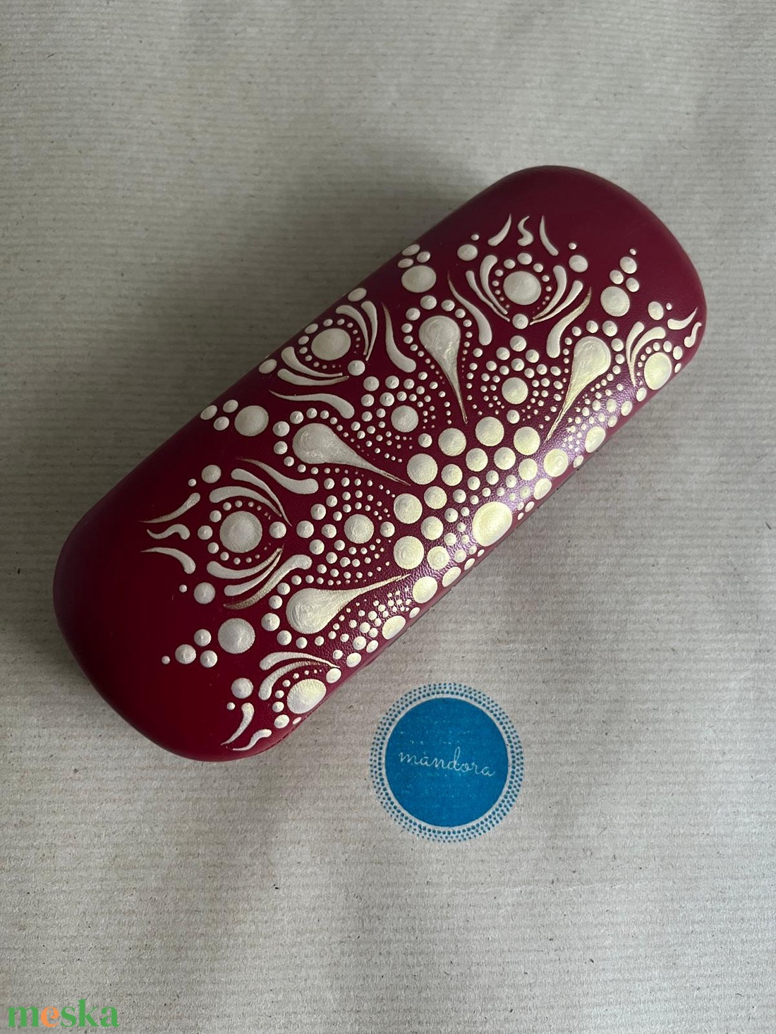 Ajándékszett - szemüvegtok, zsebnaptár mandalával - táska & tok - pénztárca & más tok - szemüvegtok - Meska.hu