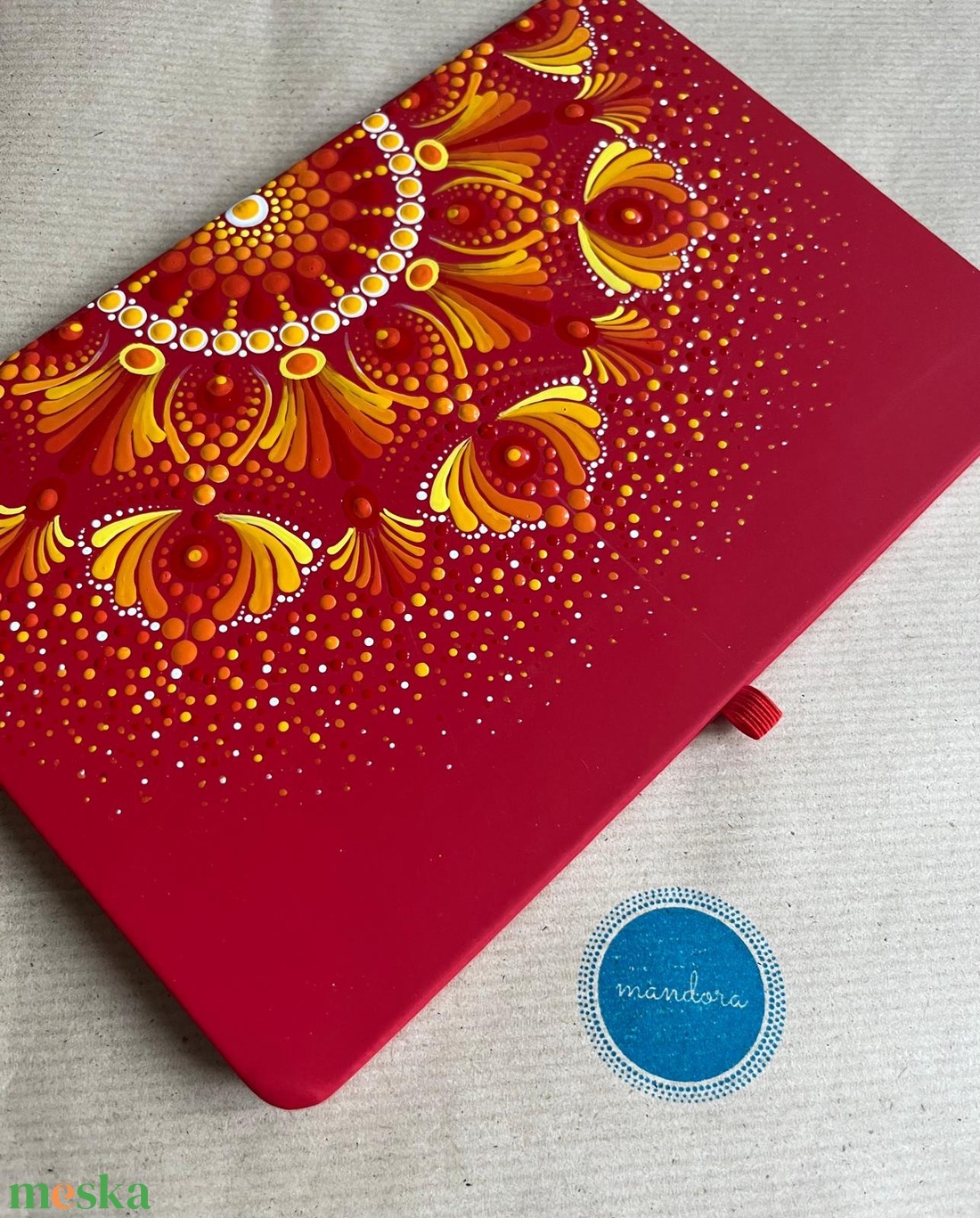 Mandalás jegyzetfüzet - otthon & életmód - papír, írószer - jegyzetfüzet & napló - Meska.hu