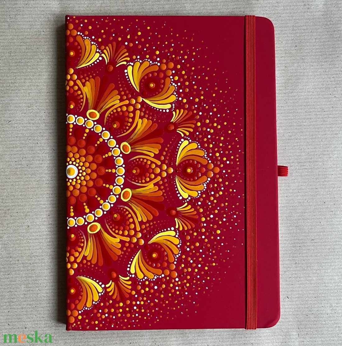 Mandalás jegyzetfüzet - otthon & életmód - papír, írószer - jegyzetfüzet & napló - Meska.hu