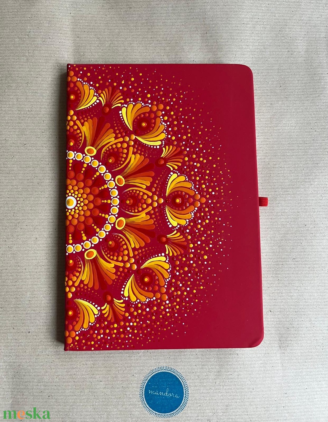 Mandalás jegyzetfüzet - otthon & életmód - papír, írószer - jegyzetfüzet & napló - Meska.hu
