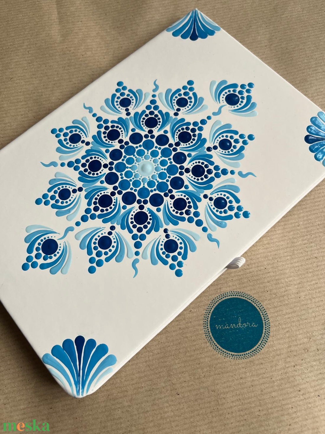 Mandalás jegyzetfüzet - otthon & életmód - papír, írószer - jegyzetfüzet & napló - Meska.hu