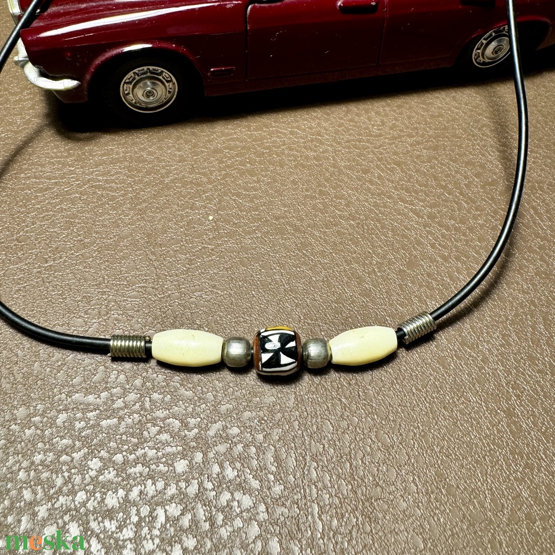 Fa és fém szemekből készült férfi vagy uniszex nyaklánc, férfi ékszer, férfias lánc, vintage ékszer - ékszer - nyaklánc - gyöngyös nyaklánc - Meska.hu Fa és fém szemekből készült férfi vagy uniszex nyaklánc, férfi ékszer, férfias lánc, vintage ékszer - ékszer - nyaklánc - gyöngyös nyaklánc - Meska.hu
