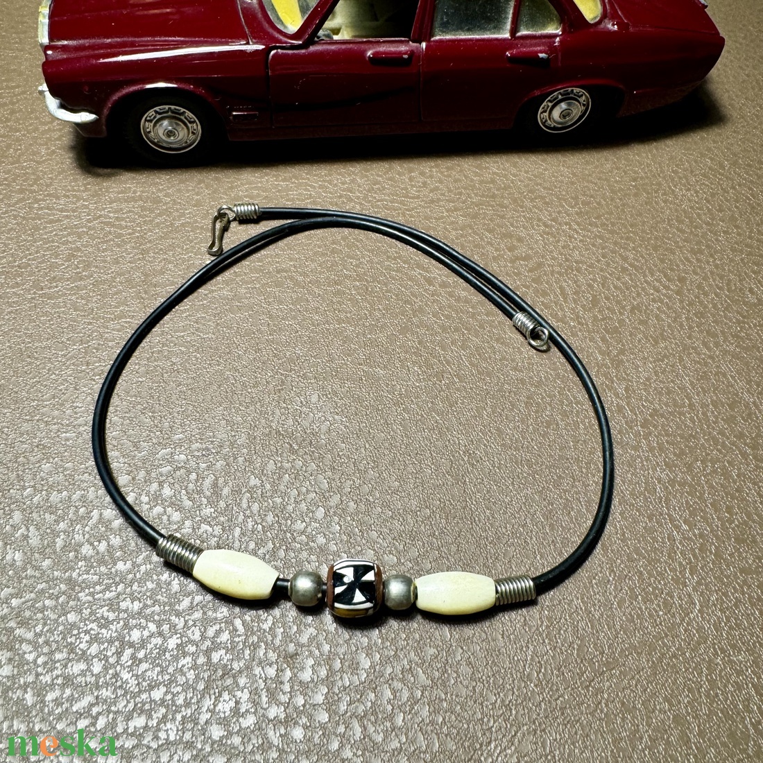 Fa és fém szemekből készült férfi vagy uniszex nyaklánc, férfi ékszer, férfias lánc, vintage ékszer - ékszer - nyaklánc - gyöngyös nyaklánc - Meska.hu Fa és fém szemekből készült férfi vagy uniszex nyaklánc, férfi ékszer, férfias lánc, vintage ékszer - ékszer - nyaklánc - gyöngyös nyaklánc - Meska.hu