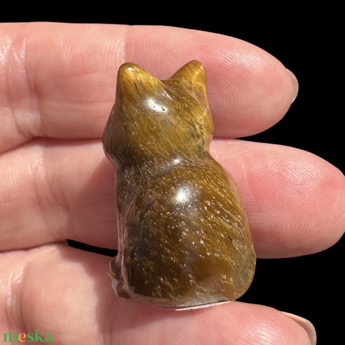 Tigrisszem kristály cica, kézzel faragott 3 cm -es drágakő macska, faragott ásvány cica gyógyhatással! Arany tigris cica - otthon & életmód - kisállatoknak - cicáknak & macskáknak - Meska.hu