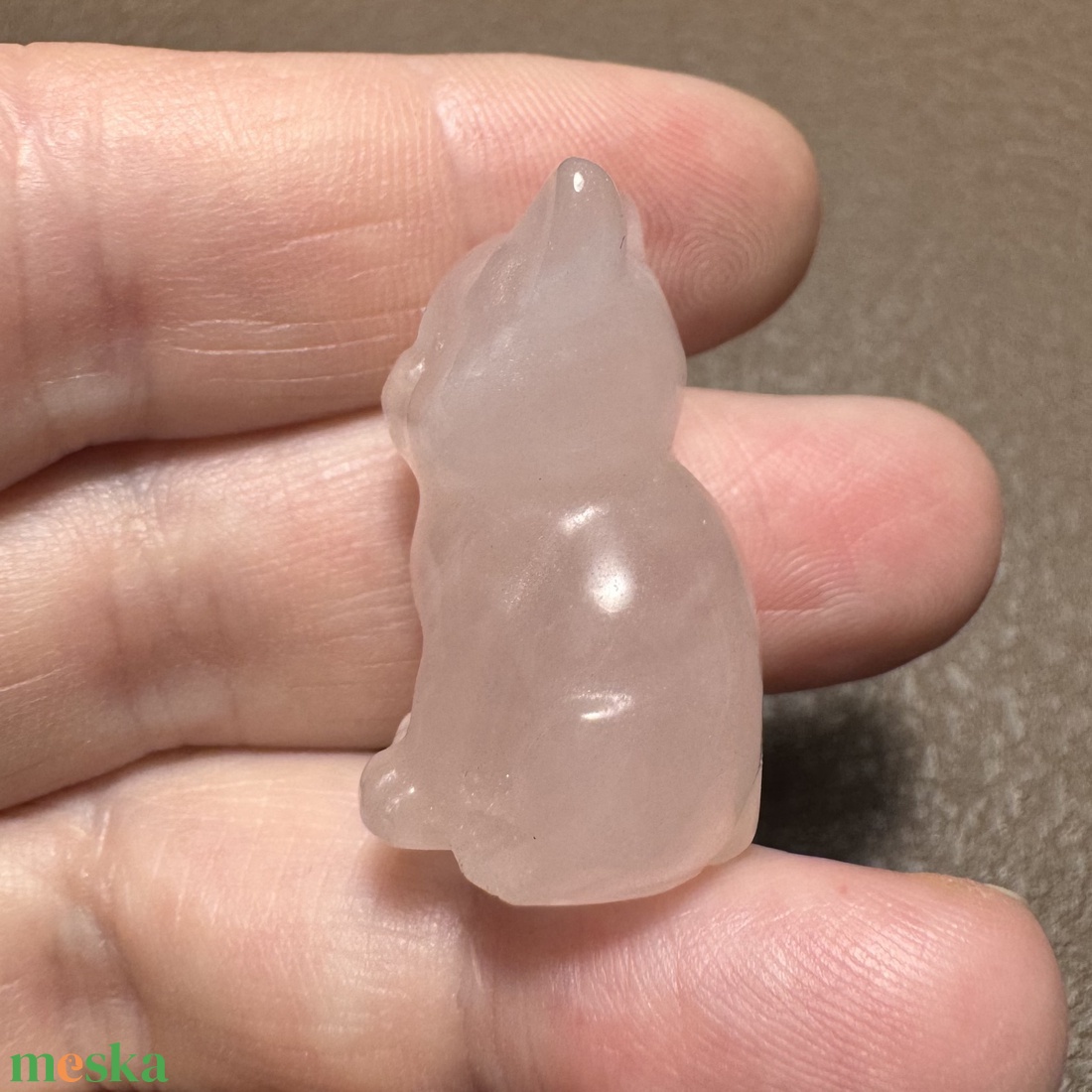 Rózsakvarc cica, kézzel faragott 3 cm -es drágakő macska, faragott ásvány cica gyógyhatással! Kristály macska rózsaszín - otthon & életmód - kisállatoknak - cicáknak & macskáknak - Meska.hu