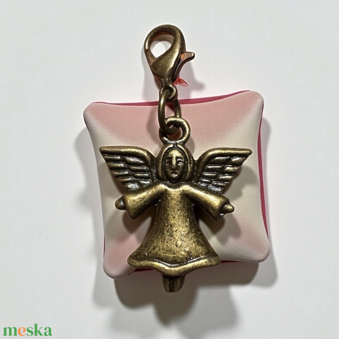 Angyal, tündér, őrangyal kulcsra, táskára, ásvány angyal kabala, védelmező - kristály angyalka! - táska & tok - kulcstartó & táskadísz - táskadísz - Meska.hu