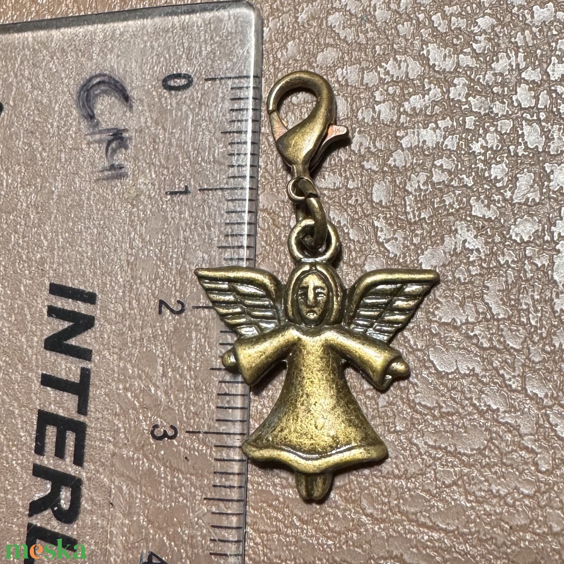 Angyal, tündér, őrangyal kulcsra, táskára, ásvány angyal kabala, védelmező - kristály angyalka! - táska & tok - kulcstartó & táskadísz - táskadísz - Meska.hu