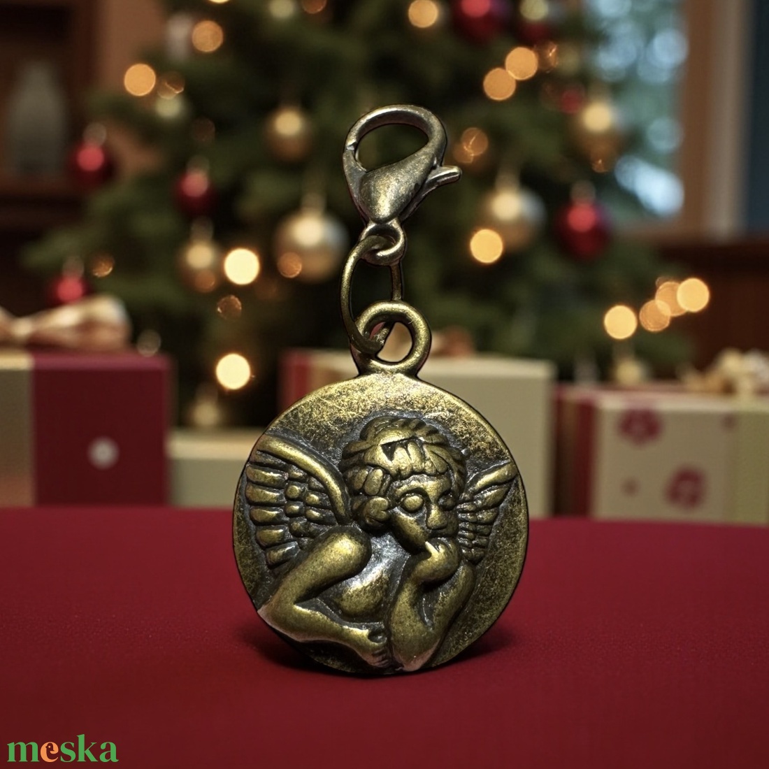 Angyal, tündér, őrangyal kulcsra, táskára, ásvány angyal kabala, védelmező - kristály angyalka! - táska & tok - kulcstartó & táskadísz - táskadísz - Meska.hu