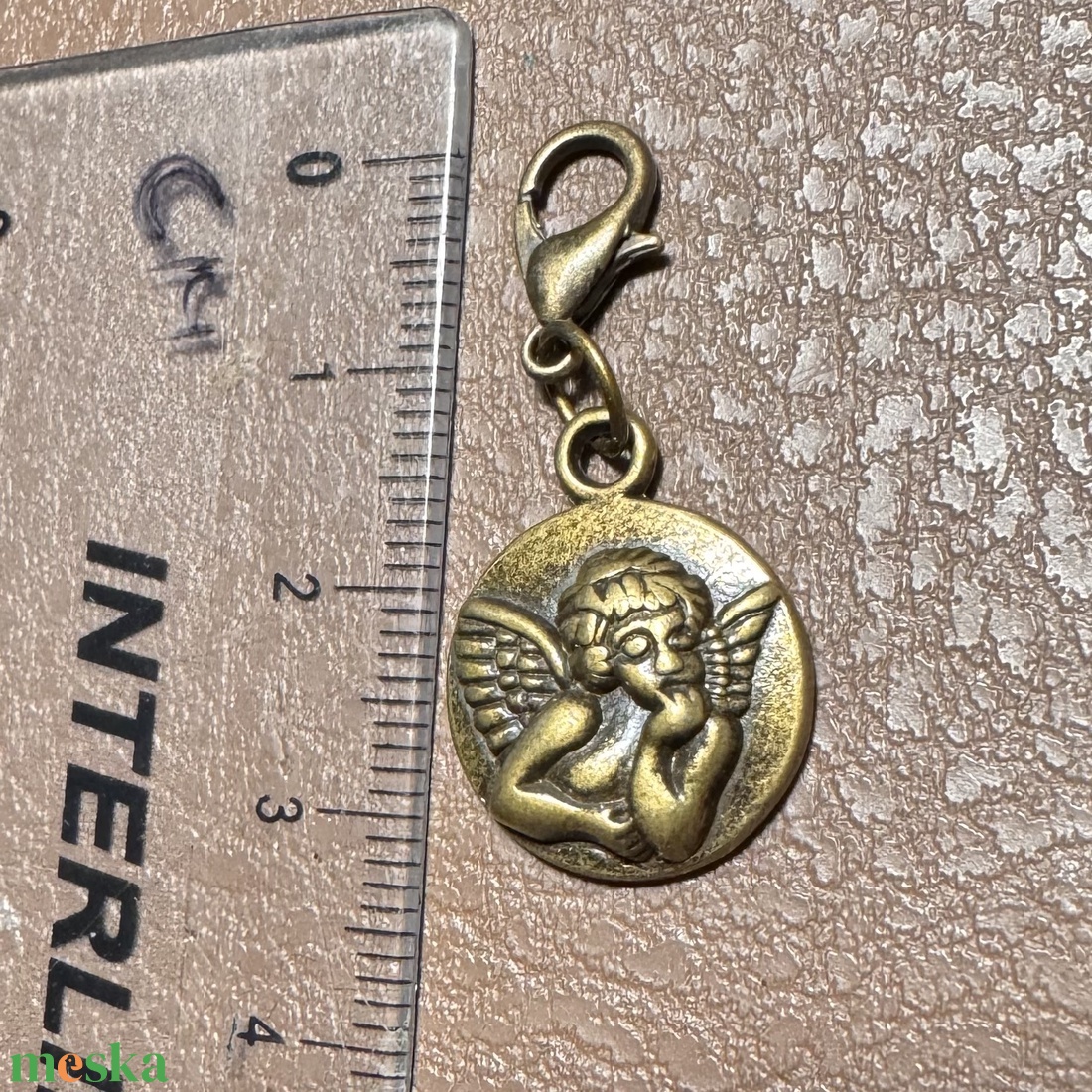 Angyal, tündér, őrangyal kulcsra, táskára, ásvány angyal kabala, védelmező - kristály angyalka! - táska & tok - kulcstartó & táskadísz - táskadísz - Meska.hu