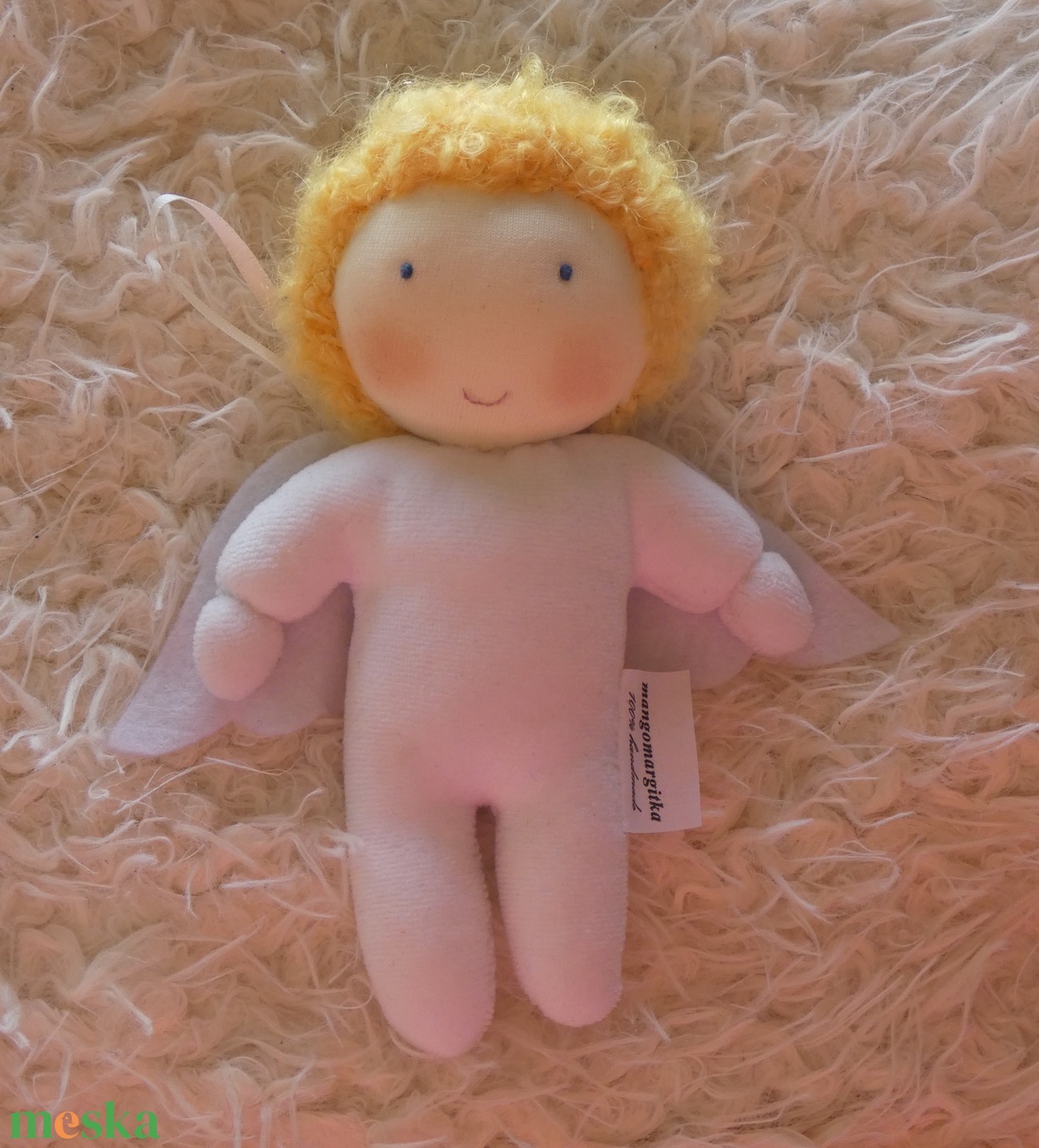Őrangyalka baba  - otthon & életmód - babaszoba, gyerekszoba - babaszoba kép - Meska.hu