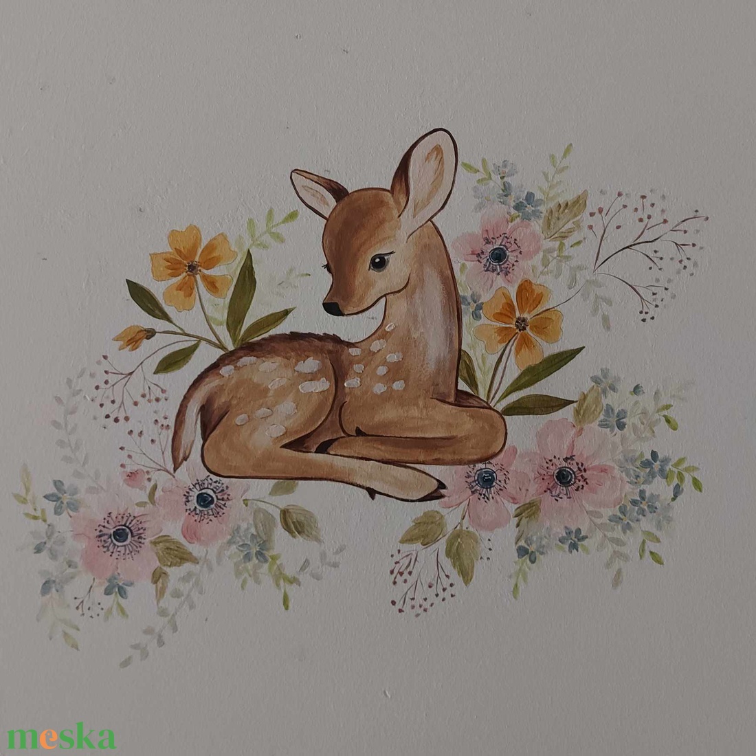 Dekorációs falfestés - otthon & életmód - dekoráció - kép & falikép - fából készült kép - Meska.hu