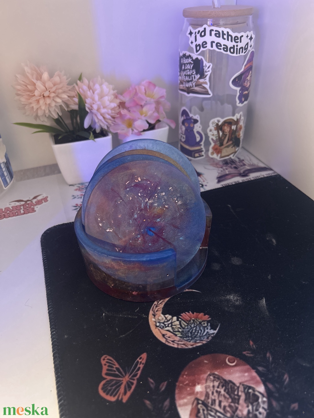 Galaxy Epoxy Kollekció  - ékszer - ékszertartó - ékszerdoboz - Meska.hu