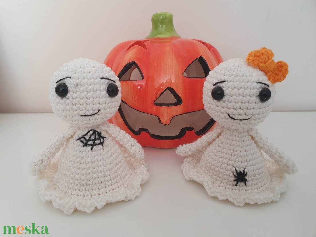 Horgolt szellem - otthon & életmód - dekoráció - halloween - halloweeni dekoráció - Meska.hu
