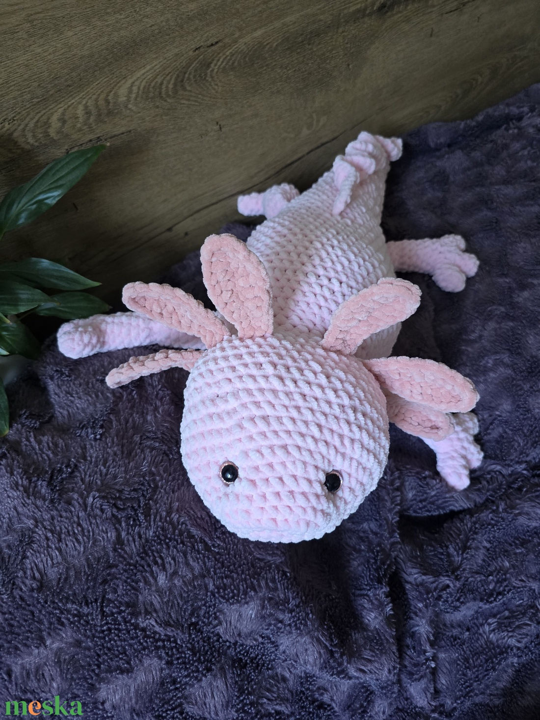 Horgolt axolotl - játék & sport - plüssállat & játékfigura - más figura - Meska.hu Horgolt axolotl - játék & sport - plüssállat & játékfigura - más figura - Meska.hu