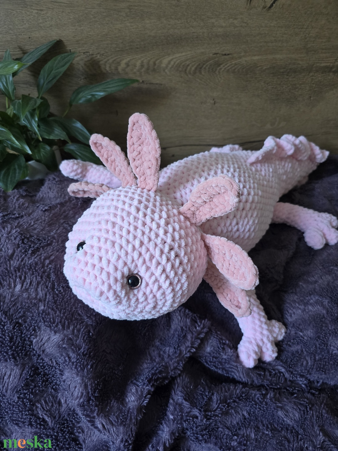 Horgolt axolotl - játék & sport - plüssállat & játékfigura - más figura - Meska.hu Horgolt axolotl - játék & sport - plüssállat & játékfigura - más figura - Meska.hu